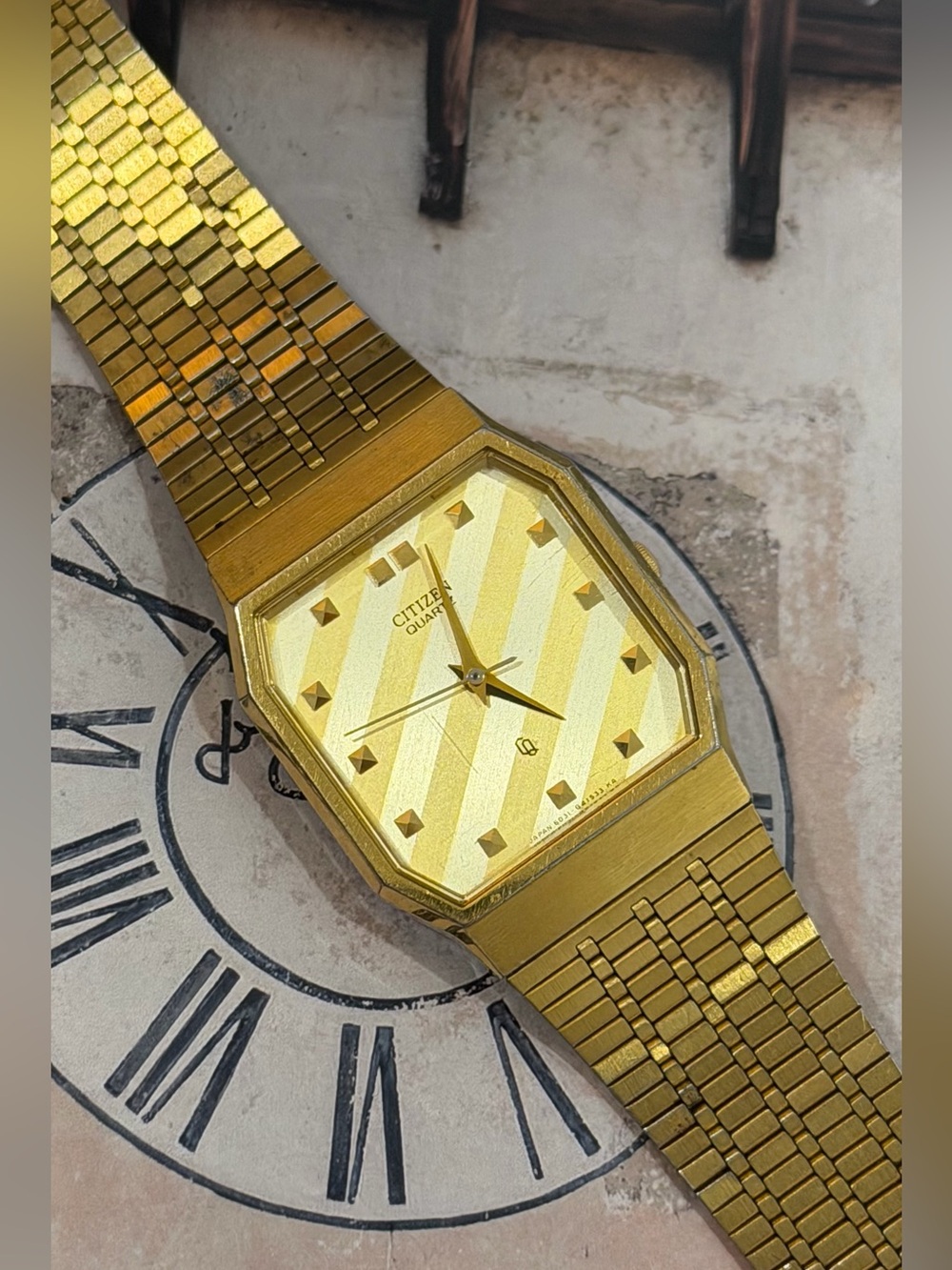 Vintage 1980s Citizen Quartz 6031-G08008 Men’s Watch